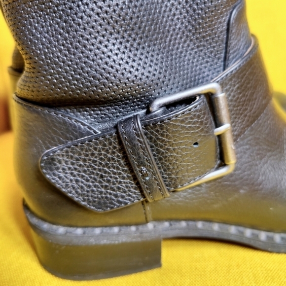 Gentle Souls Best Slit Moto 2 Motorcycle Women's Boot Breathable Leather Sz 7.5 - Picture 10 of 15